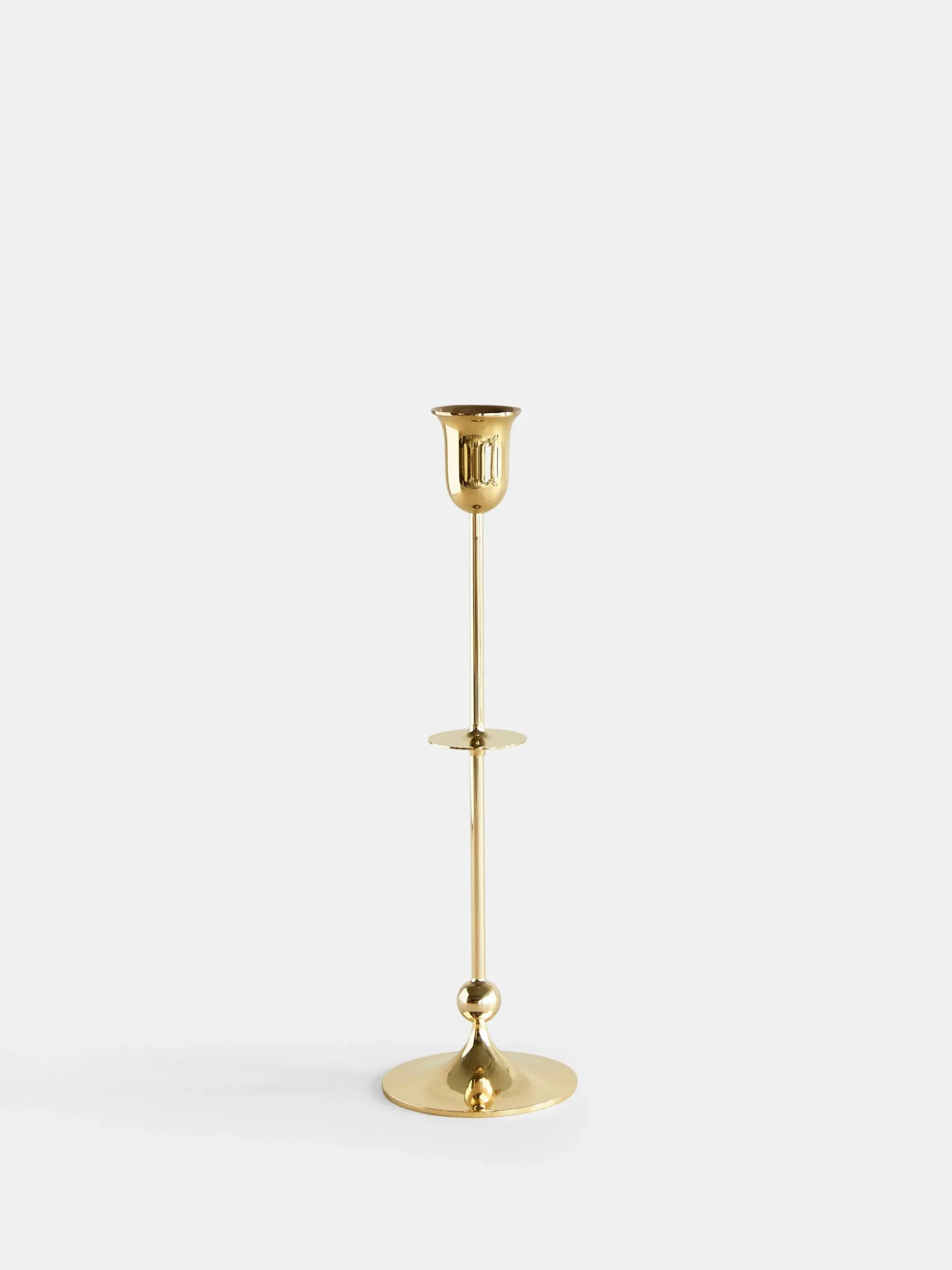 Totem Candle Holder - Brass