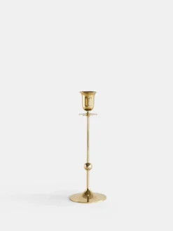 Totem Candle Holder - Brass