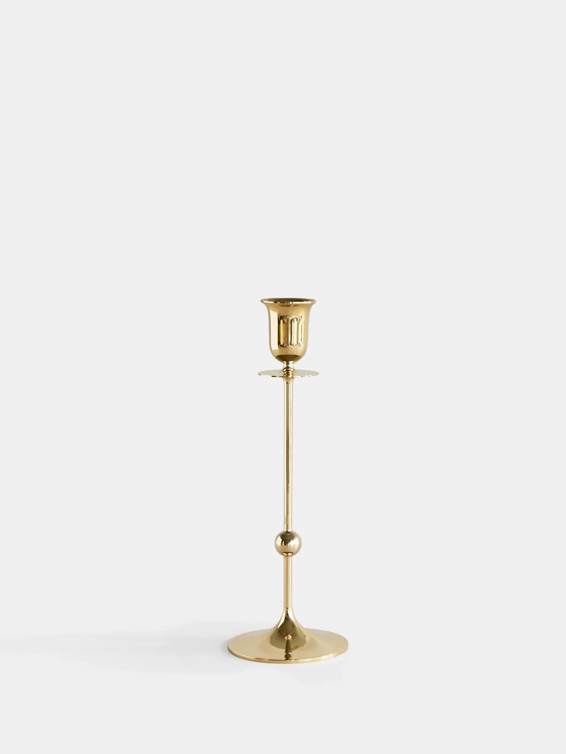 Totem Candle Holder - Brass