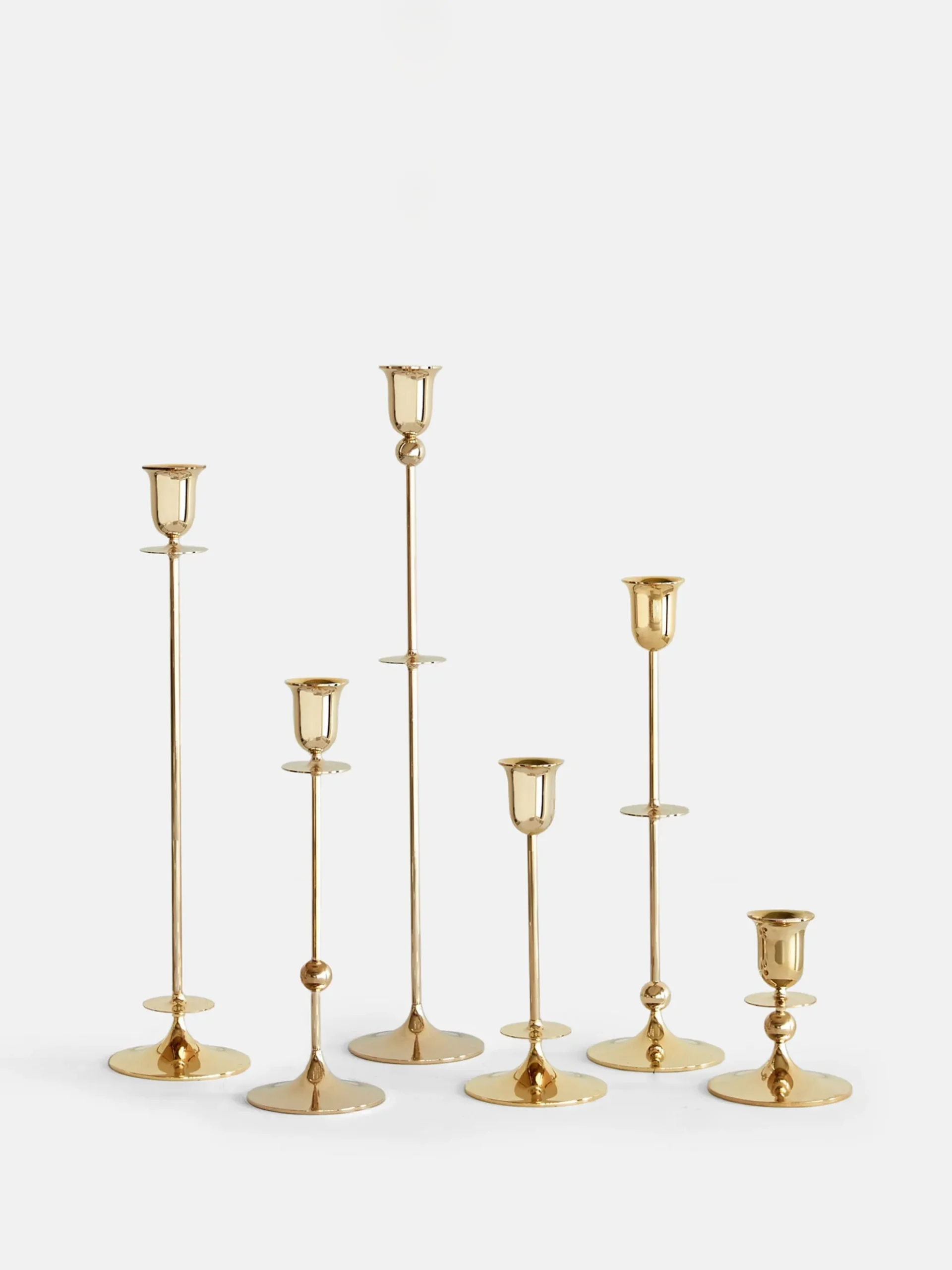 Totem Candle Holder - Brass