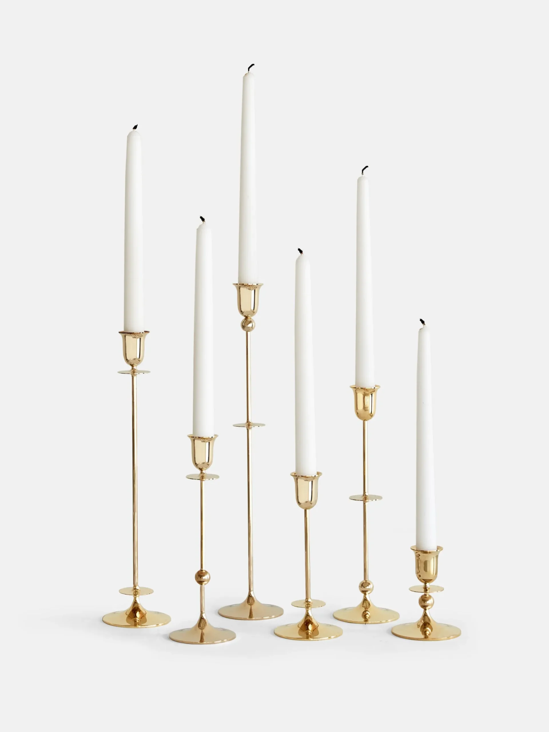 Totem Candle Holder - Brass