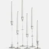Totem Candle Holder – Silver