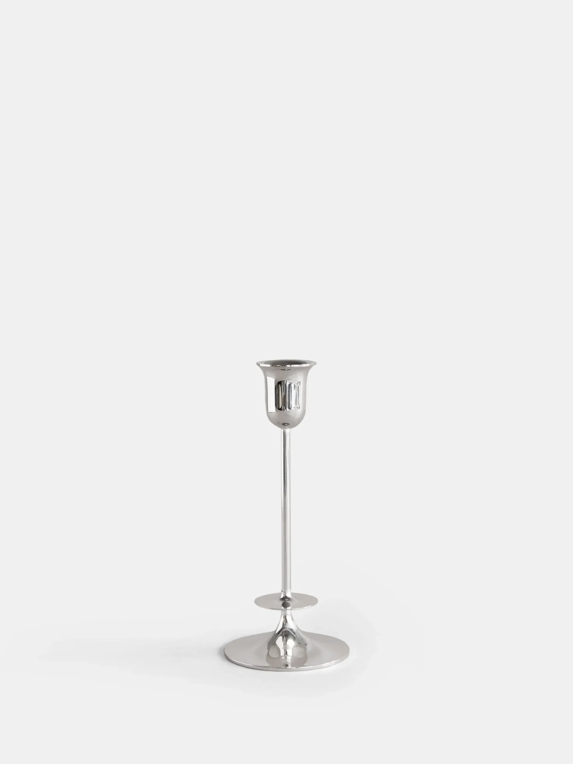 Totem Candle Holder – Silver
