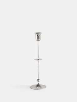 Totem Candle Holder – Silver