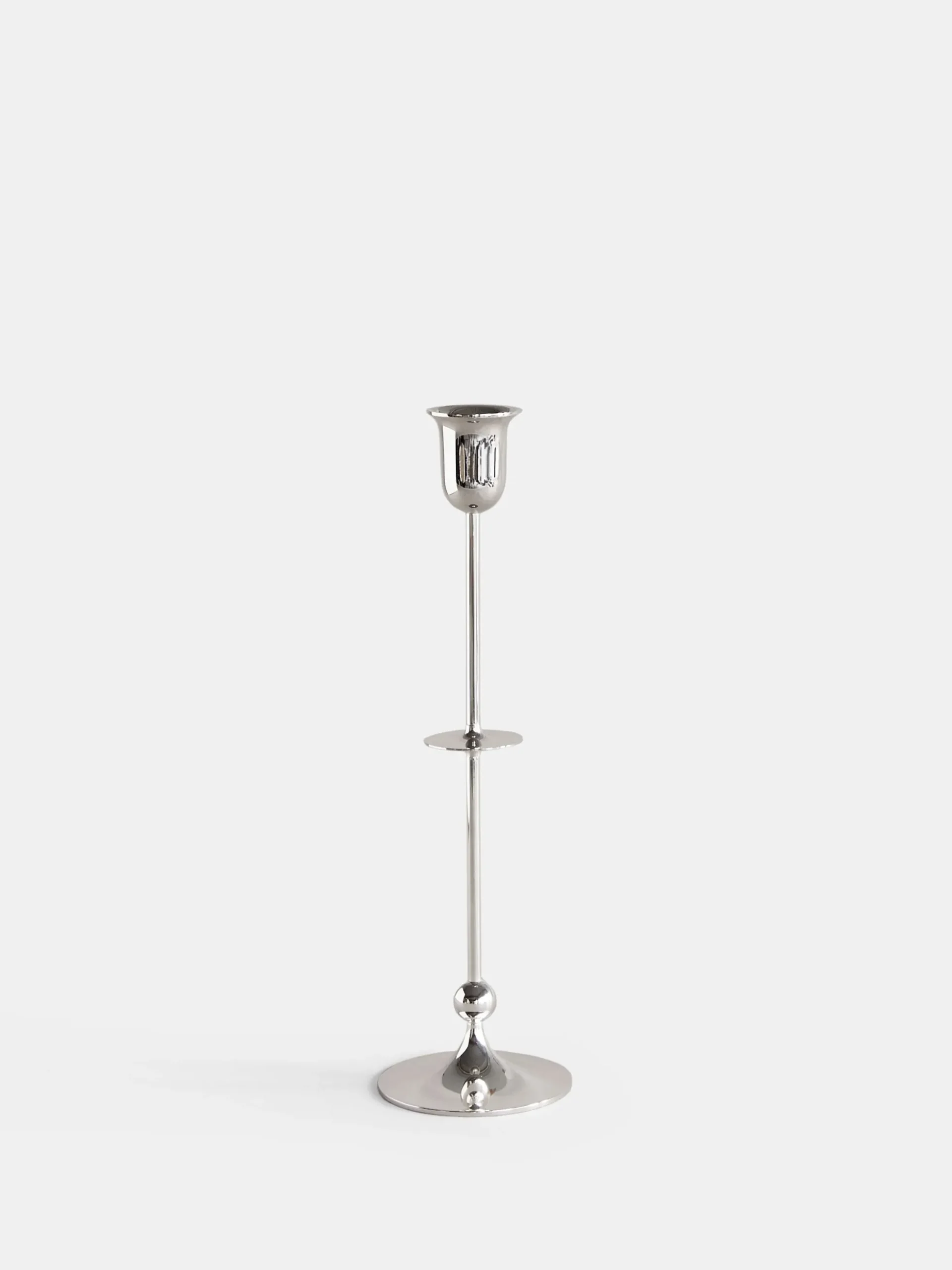 Totem Candle Holder – Silver