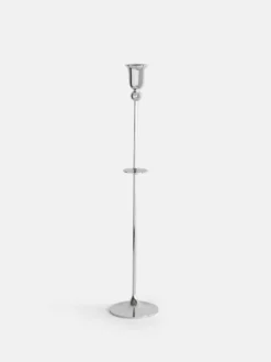 Totem Candle Holder – Silver