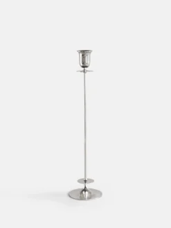 Totem Candle Holder – Silver