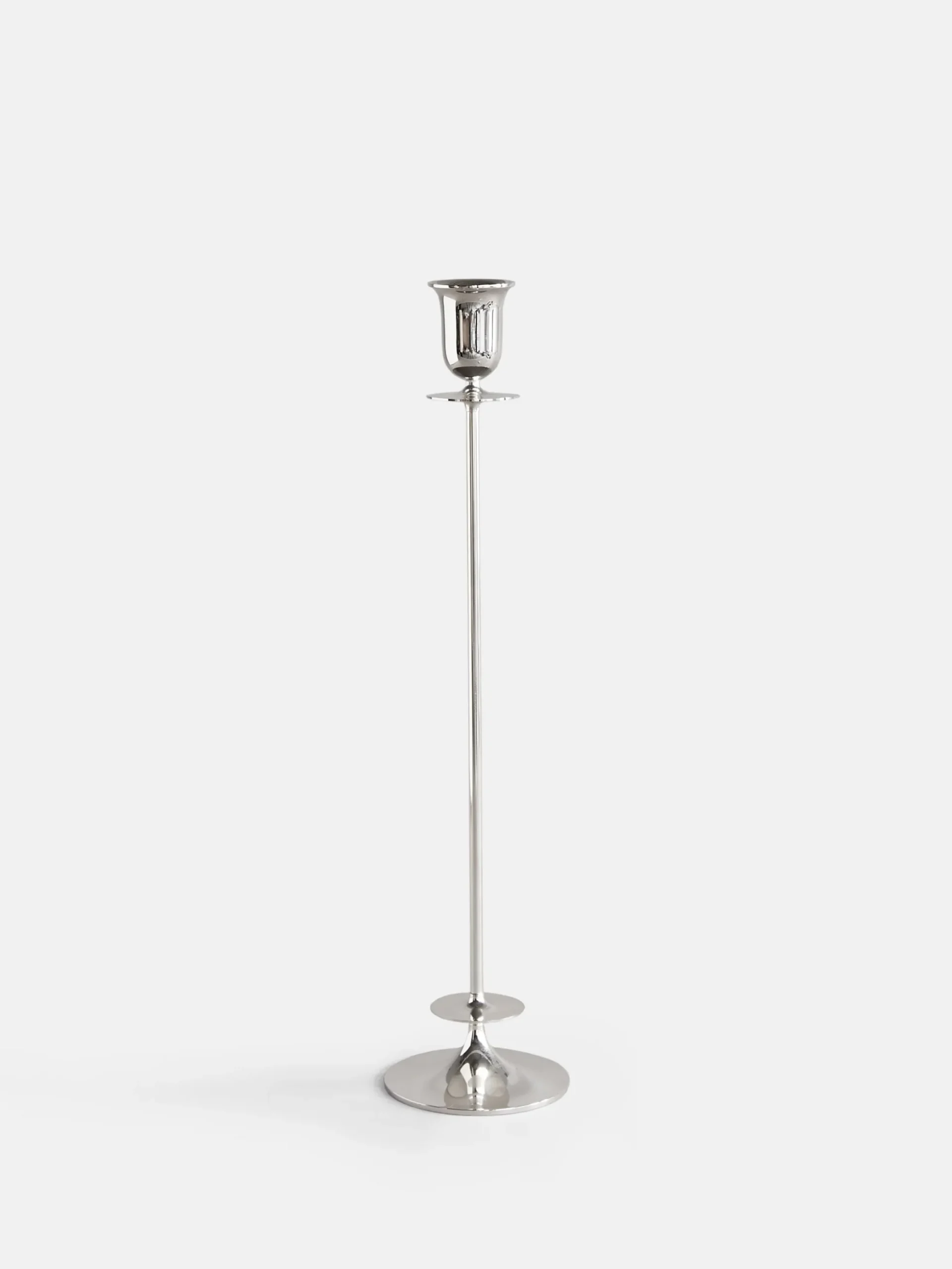 Totem Candle Holder – Silver