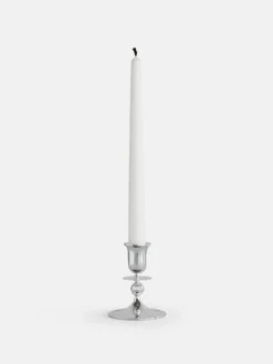 Totem Candle Holder - Silver- Petite