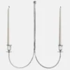 Totem Twin Sconce - Silver