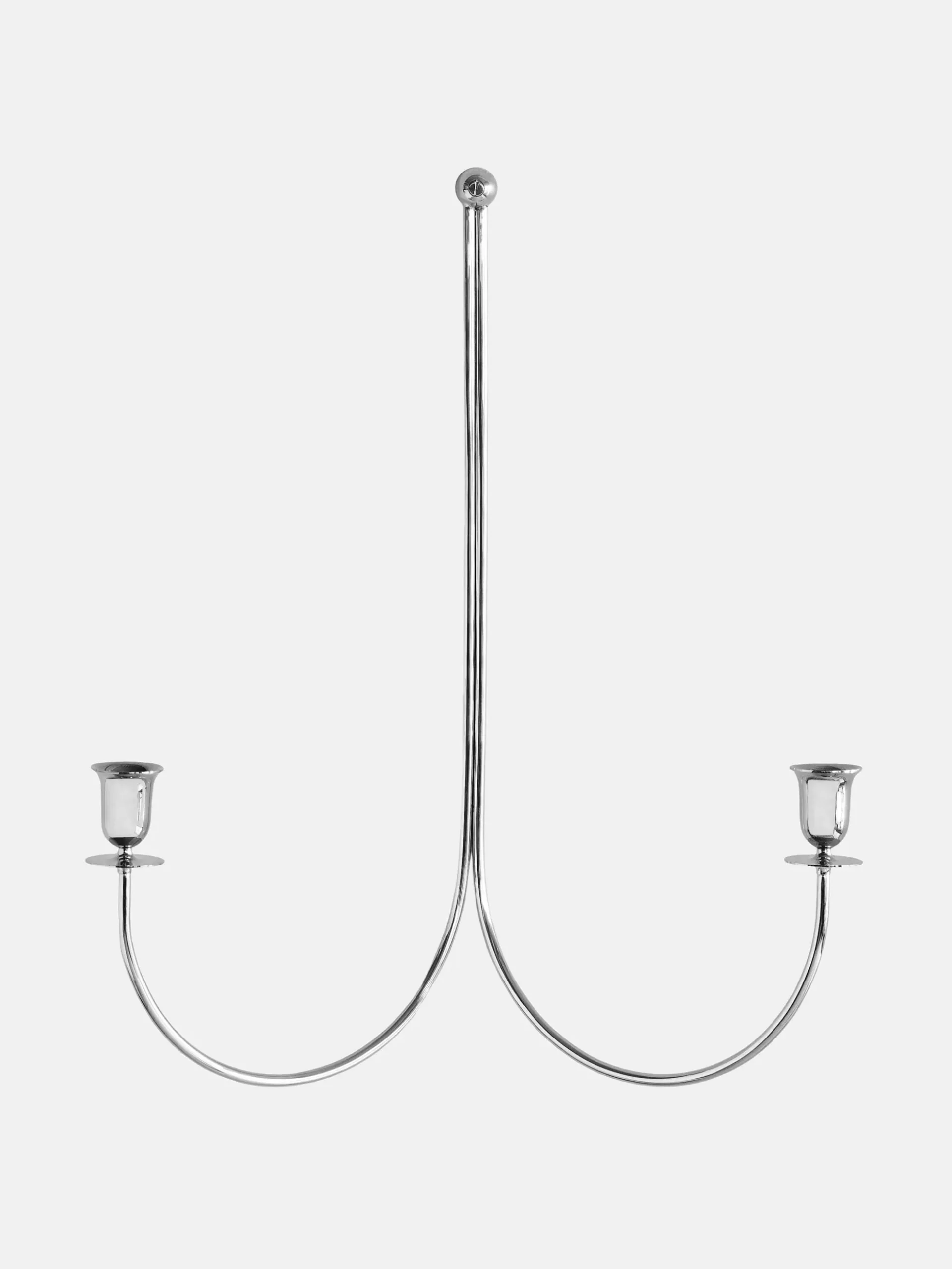 Totem Twin Sconce - Silver