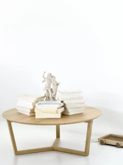 Tripod Coffee Table – Oak – Ø96