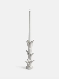 Tulipe Candle Holder - White