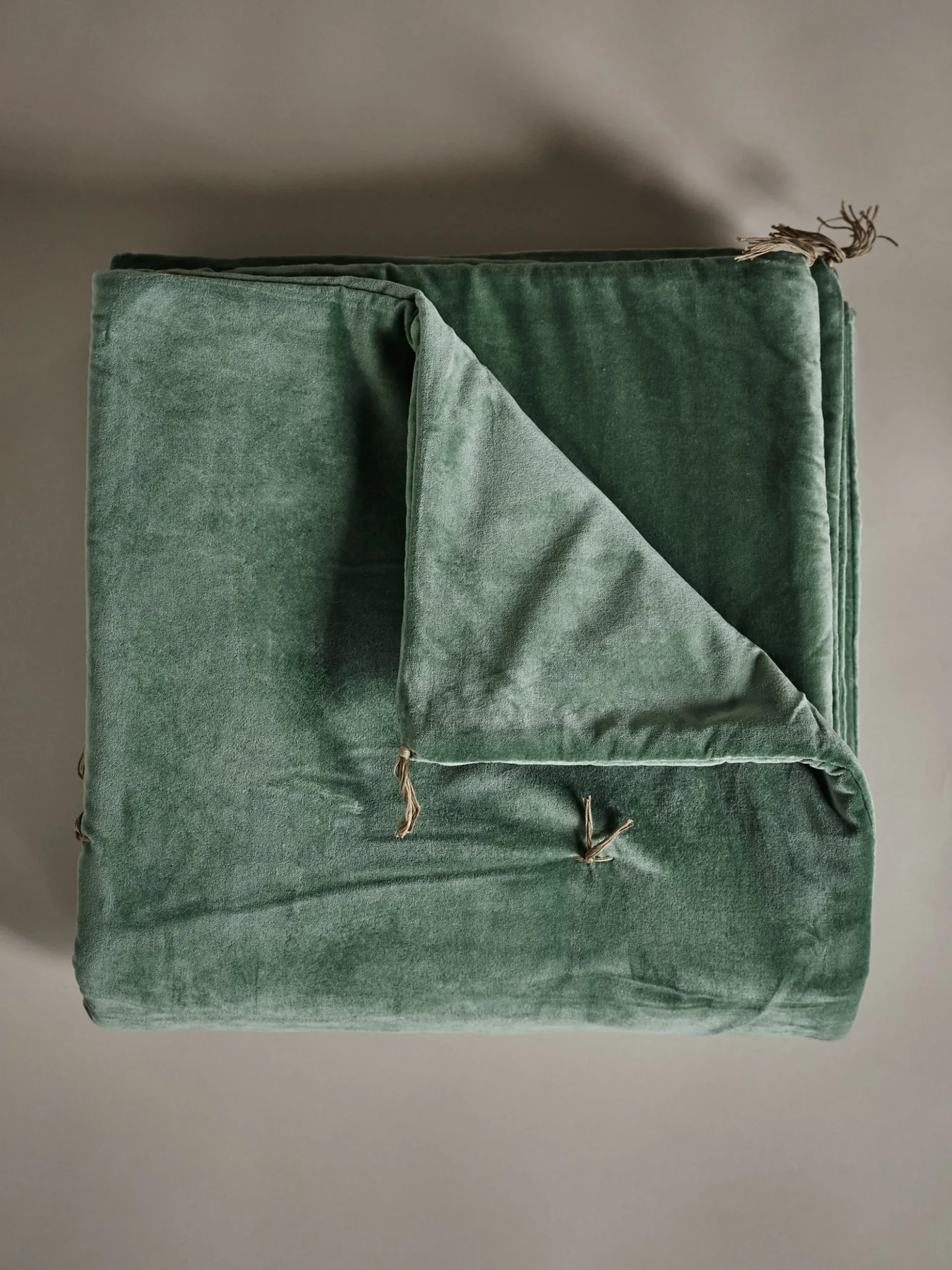 Velvet Sofacover – Light Green