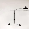 Wall Lamp with Five Rotating Straight Arms