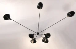 Wall Lamp with Seven Fixed Arms