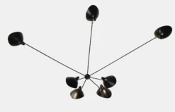 Wall Lamp with Seven Fixed Arms