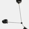 Wall Lamp with Three Fixed Arms