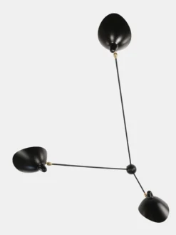 Wall Lamp with Three Fixed Arms
