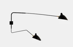 Wall Lamp with Two Rotating Arms