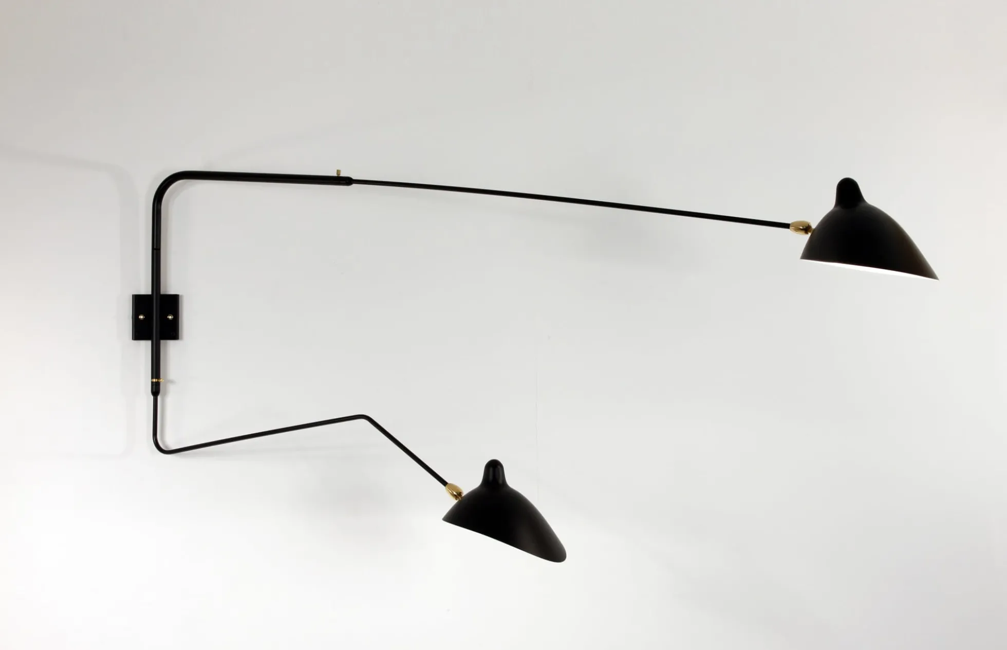 Wall Lamp with Two Rotating Arms