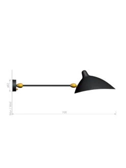 Wall Lamp with Two Swivels