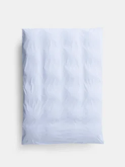Wall Street Duvet Cover Poplin - Light Blue Stripes
