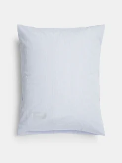 Wall Street Pillow Case Poplin - Light Blue Stripes