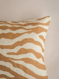 Zebra Cushion Cover - Taupe - 50x50 cm