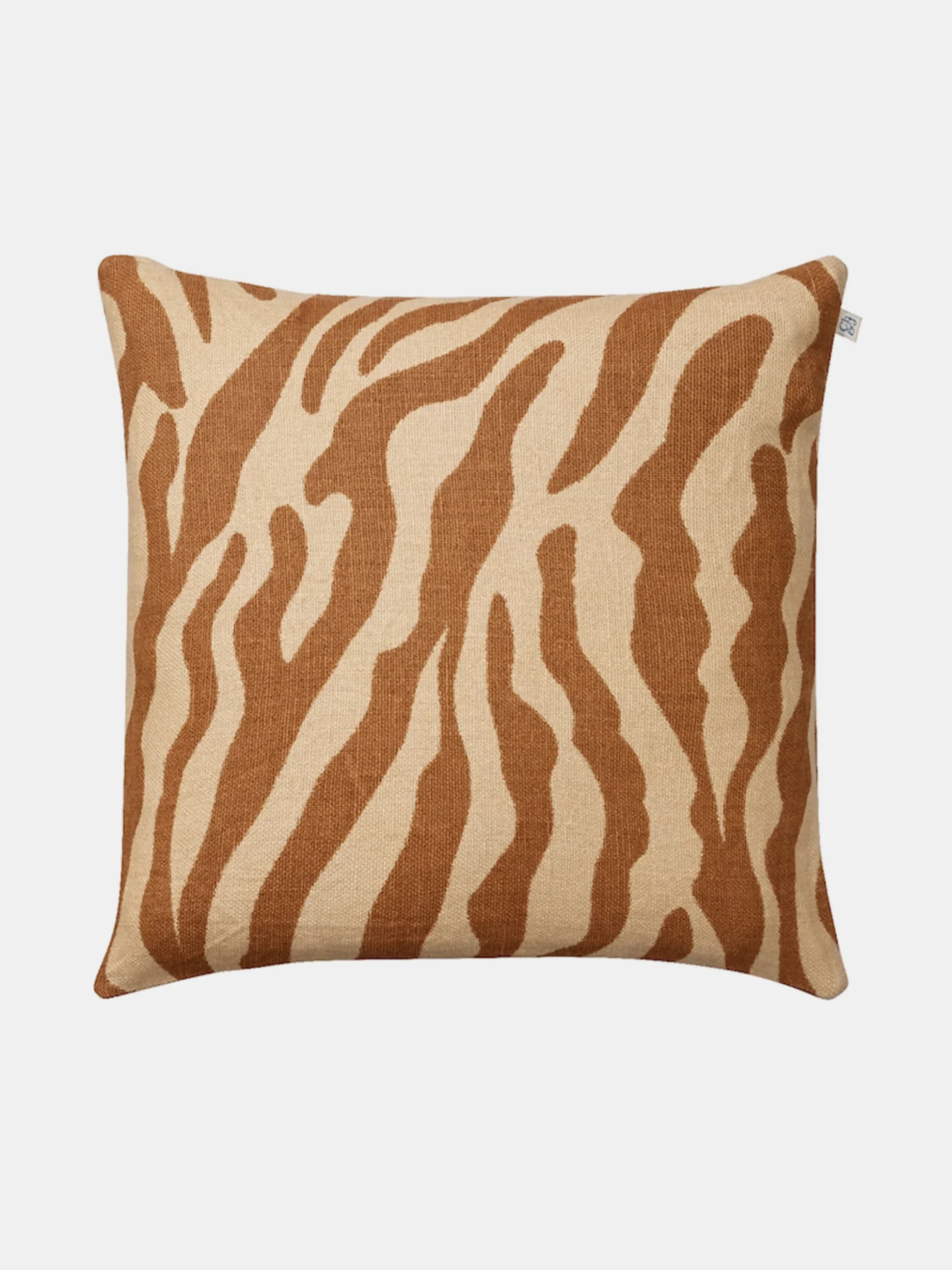 Zebra Cushion Cover - Taupe - 50x50 cm